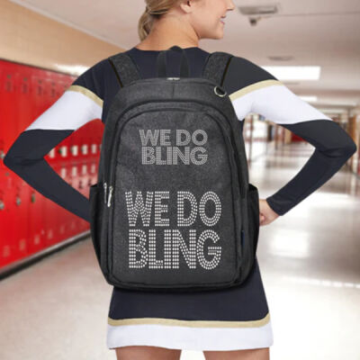 Pro Tier - Large Glitter Canvas Backpack Thumbnail